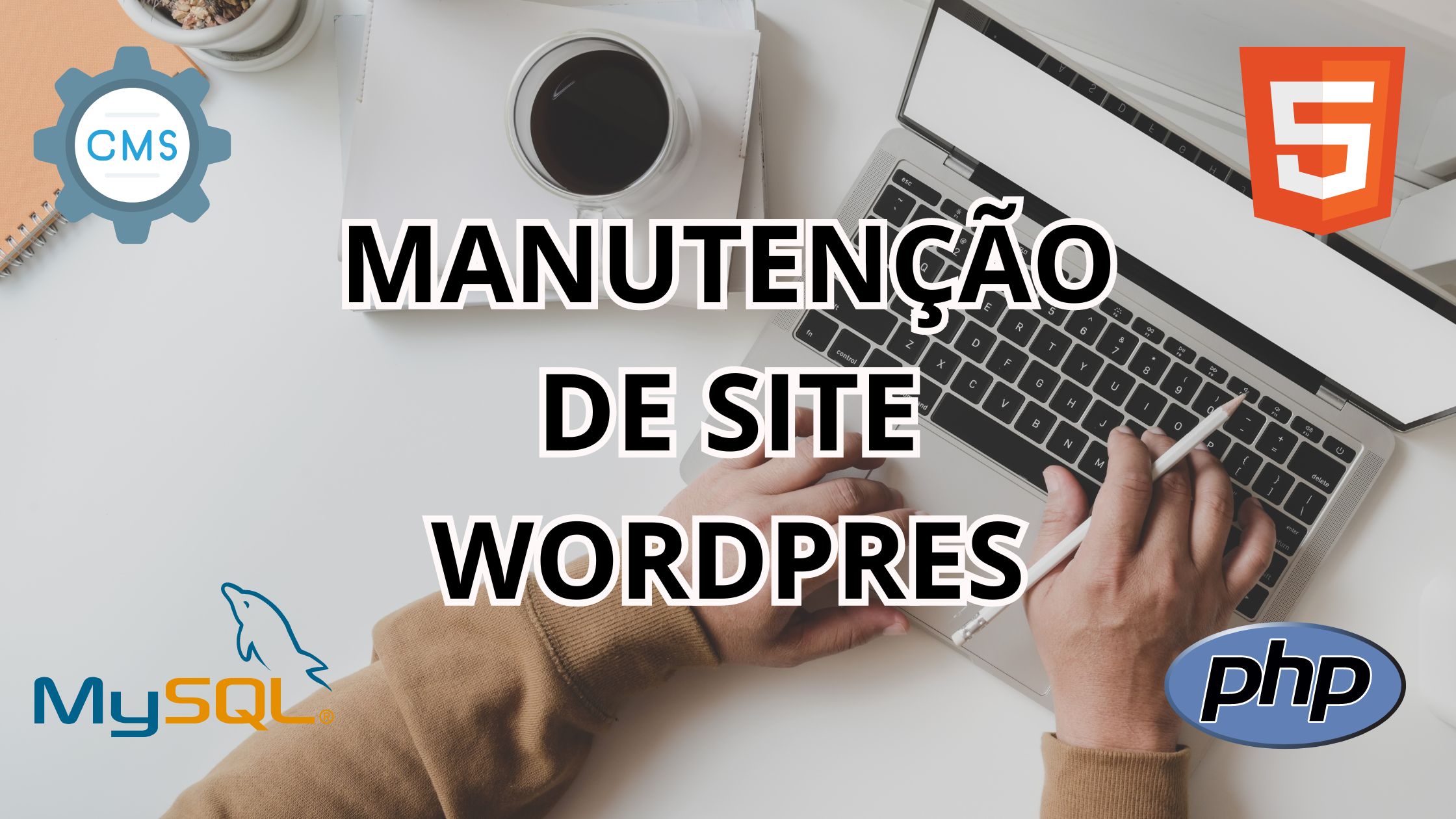 manutenção de site em wordpress