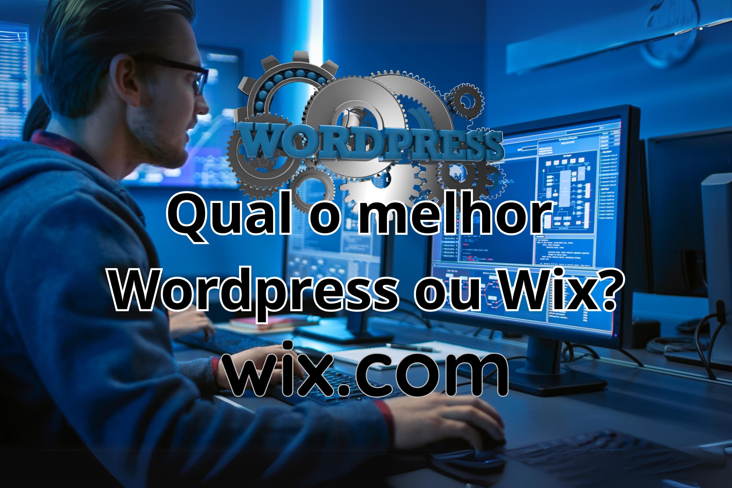 qual é o melhor wordpress ou wix