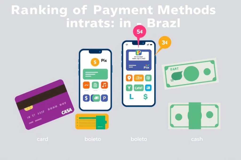 Ranking de meios de pagamento no Brasil