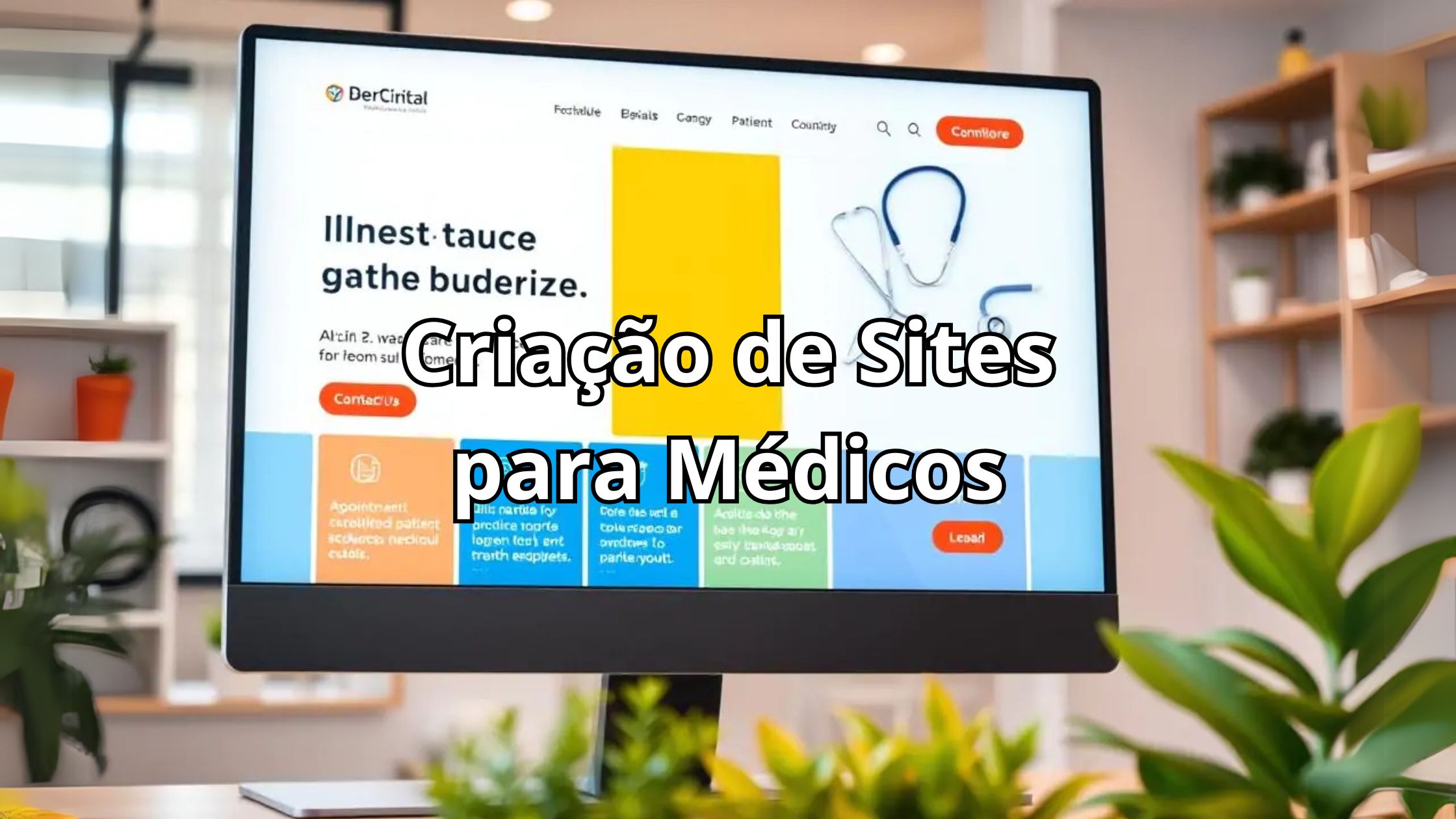 criação de sites para medicos